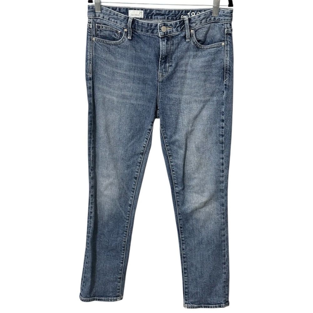 Gap Size 29 Real Straight Medium Wash Classic Blue Women's Jeans